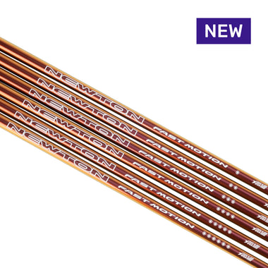 Several metallic rods labeled "NEWTON FAST MOTION" are stacked diagonally with a "NEW" label in the corner.