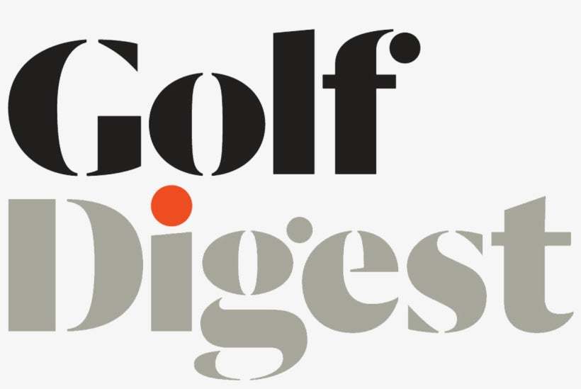 The text "Golf Digest" with a stylized design featuring an orange dot.